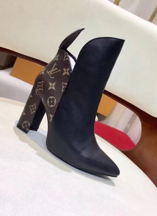 Louis Vuitton black boots