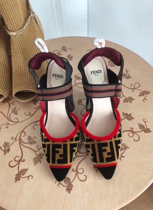 Fendi shoes with a print
