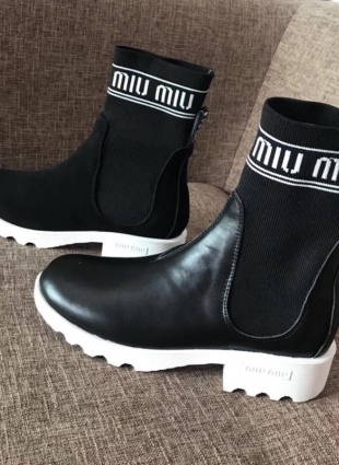 Miu Miu black boots