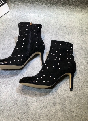 Chanel black boots