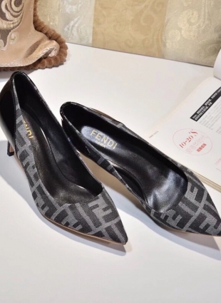 Fendi gray shoes