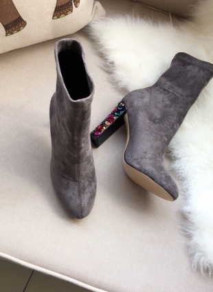 Jimmy Choo gray boots