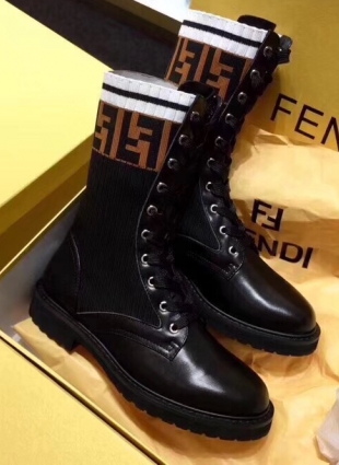 Fendi black boots