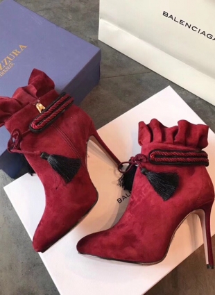 Aquazzura red boots