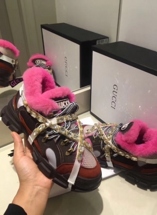 Gucci brown sneakers