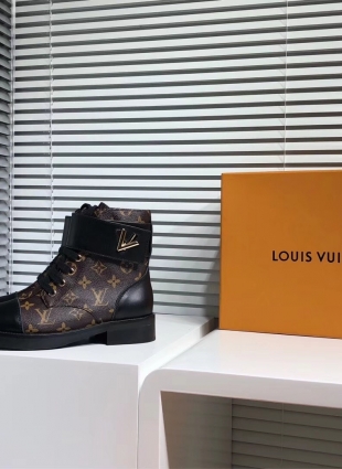 Louis Vuitton brown boots