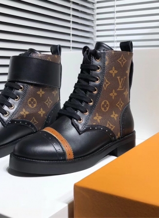 Louis Vuitton brown boots