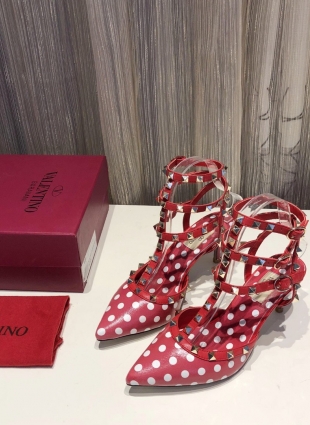 Valentino red shoes heel 6,5 cm