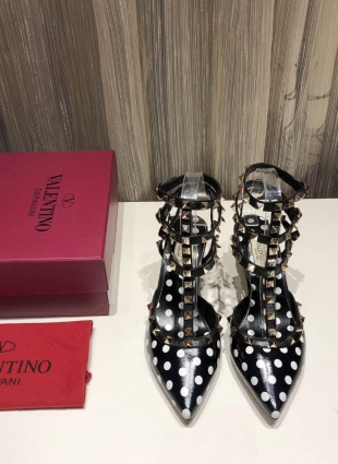 Valentino black shoes heel 6,5 cm