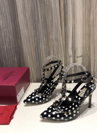 Valentino black shoes heel 9,5 cm