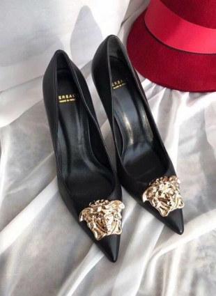 Versace black shoes