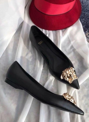 Versace black shoes