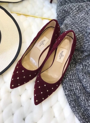 Valentino shoes vinous