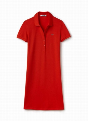 Lacoste dress red