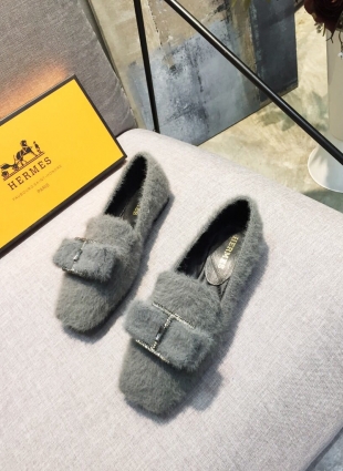 Hermès shoes gray