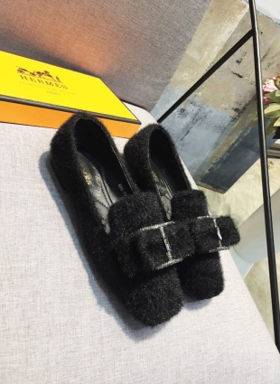 Hermès shoes black
