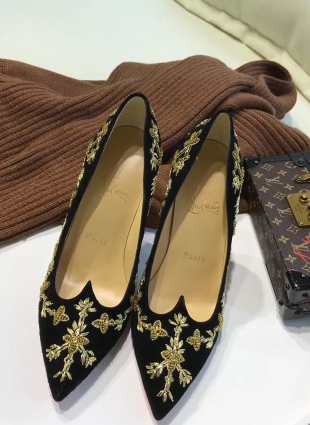 Christian Louboutin black shoes