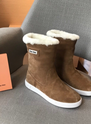 Miu Miu boots brown