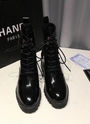 Chanel boots black