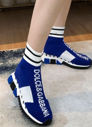 Dolce & Gabbana sneakers dark blue and white
