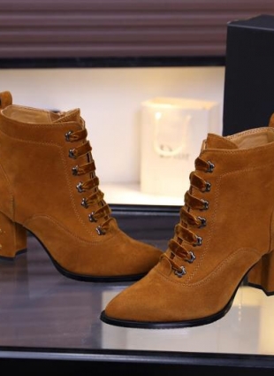 Chanel boots brown