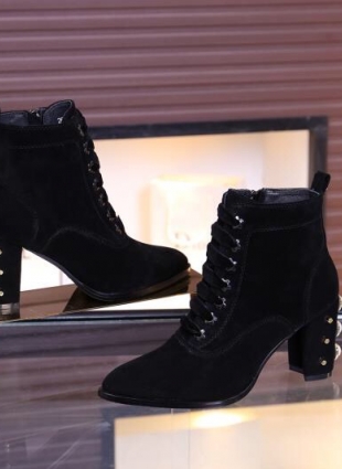 Chanel boots black