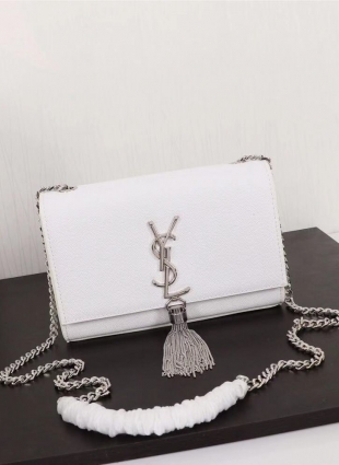 Saint Laurent KATE SMALL white bag