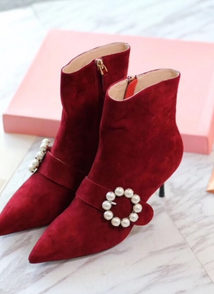 Miu Miu boots red