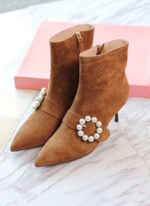 Miu Miu boots brown