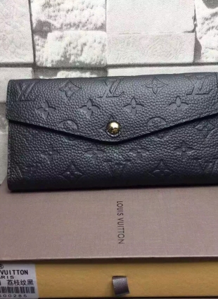 Louis Vuitton WALLET Monogram Empreinte Leather, Noir