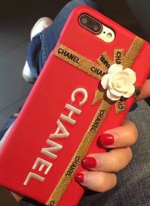 Chanel Mobile Shell Red