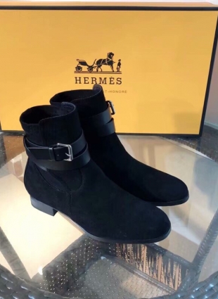 Hermès boots black