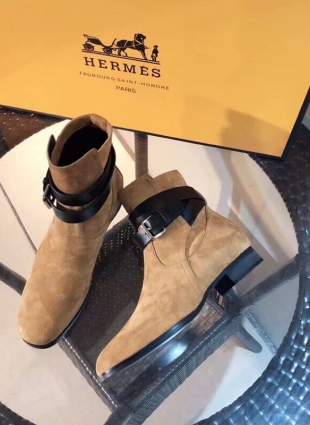 Hermès boots camel