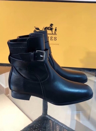 Hermès boots black