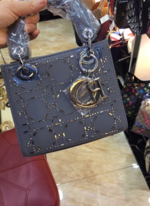 Christian Dior bag gray