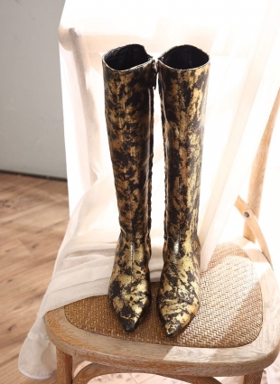 Ghanel gold boots