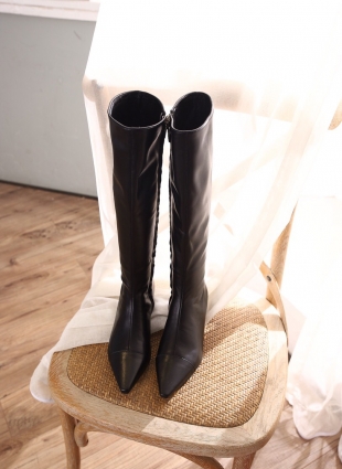 Chanel boots black
