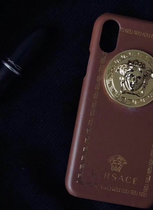 Versace Mobile Phone Shell Brown
