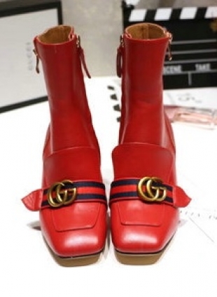 Gucci boots red