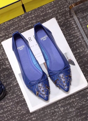 Fendi shoes dark blue