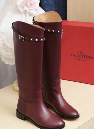 Valentino boots burgundy
