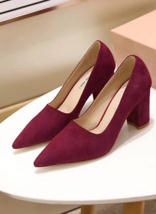 Miu Miu shoes burgundy