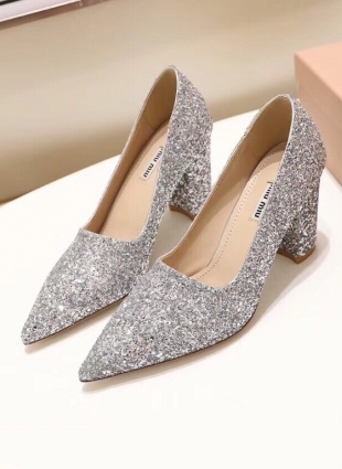 Miu Miu shoes silver