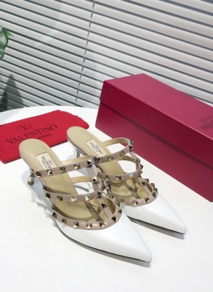 Valentino shoes white heel 6,5 cm