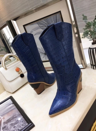 Fendi boots dark blue