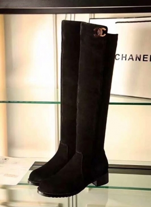 Chanel boots black