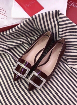 Roger Vivier shoes burgundy