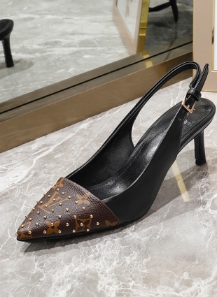 Louis Vuitton shoes brown and black