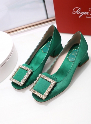 Roger Vivier shoes green