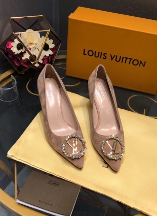 Louis Vuitton shoes camel heels 7 cm